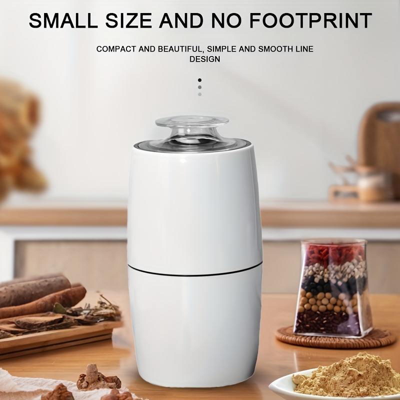 1pc coffee grinder electric grain grinder fully automatic freestanding coffee machine 304 stainless steel blade nut spice for coffee beans details 4