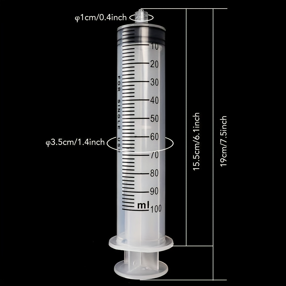 Grande Seringue En Plastique De 100 Ml Avec Tube En - Temu France