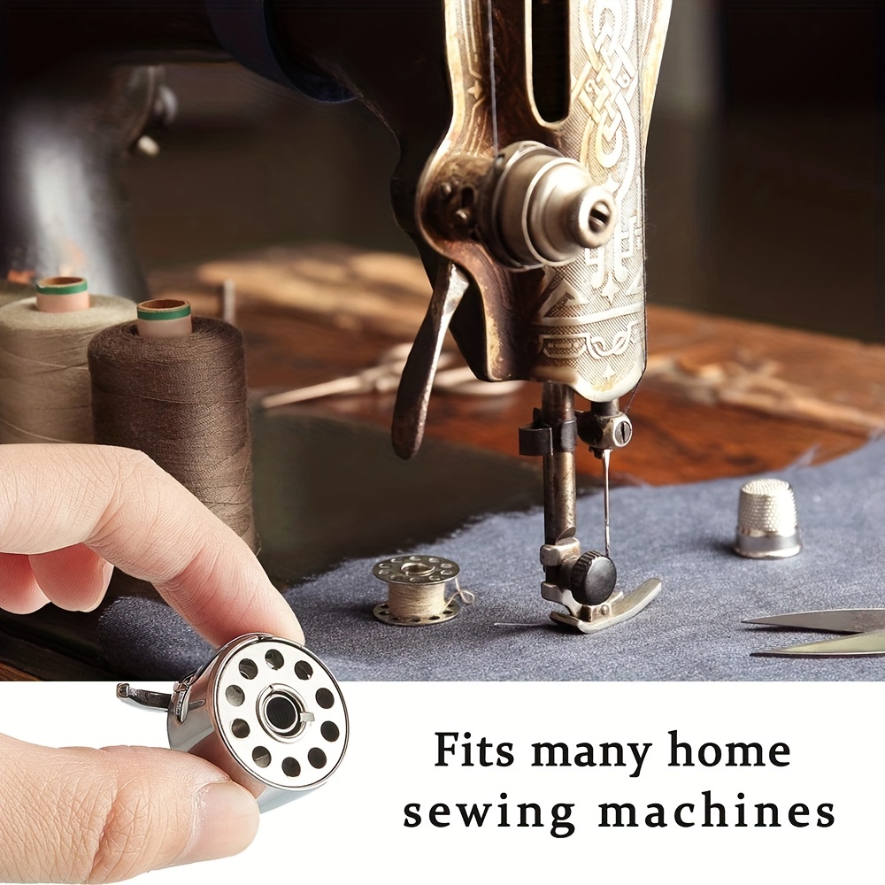 Sewing Machine Bobbins And Bobbin Case Kit, Metal Sewing Bobbins For Sewing  Machine, Sewing Machine Accessories ( Bobbons+ Bobbin Cases/ Bobbins+  Bobbin Case) - Temu Japan