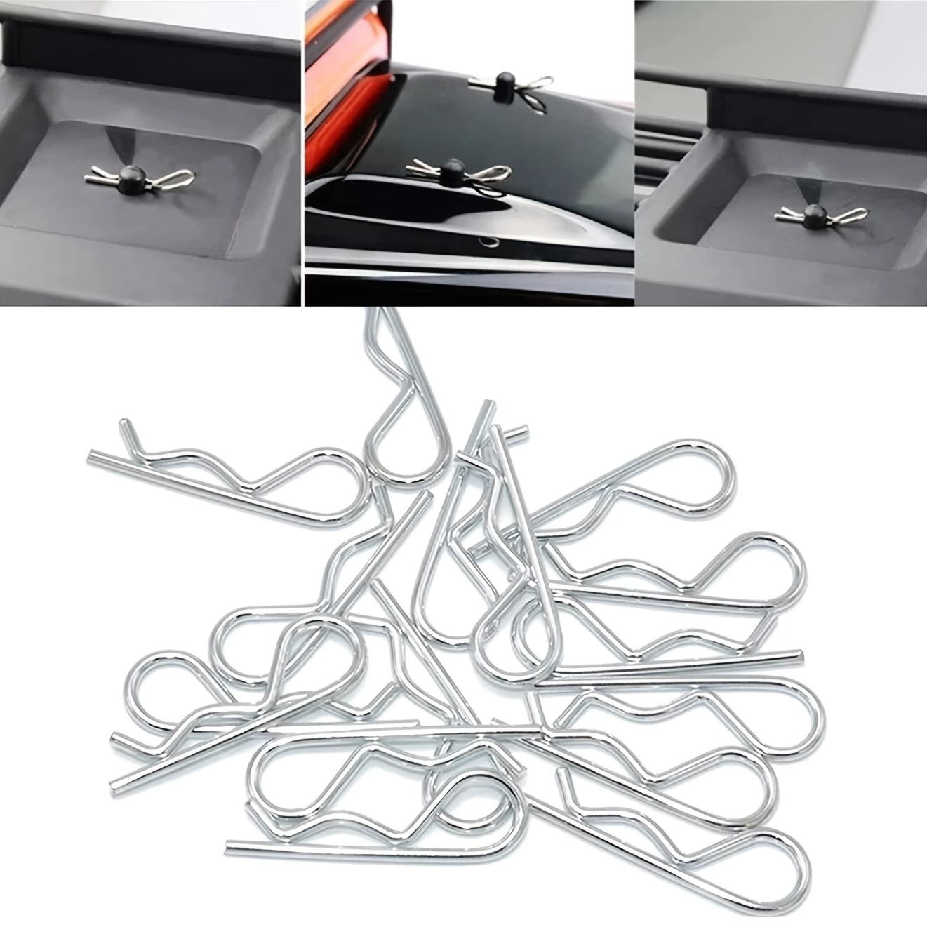 150pcs Heavy Duty Zinc Plated Hair Pin Cotter Pin Hitch Pin Assortment Kit  - Business, Industry & Science - Temu