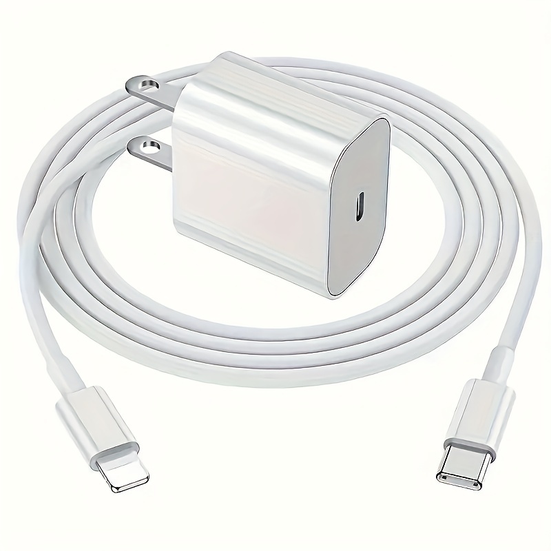 Generic Adaptateur Secteur USB‑C 25 W + Cable ( Iphone 14/14 Pro - IPhone  13/13Pro - IPhone 12/12Pro - IPhone 11/11Pro )- Blanc - Prix pas cher