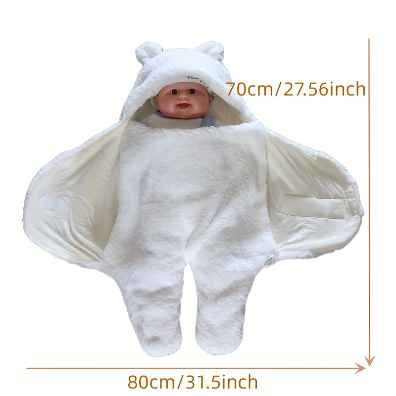 Soft & Warm Newborn Baby Bear Blanket Sleep Sack