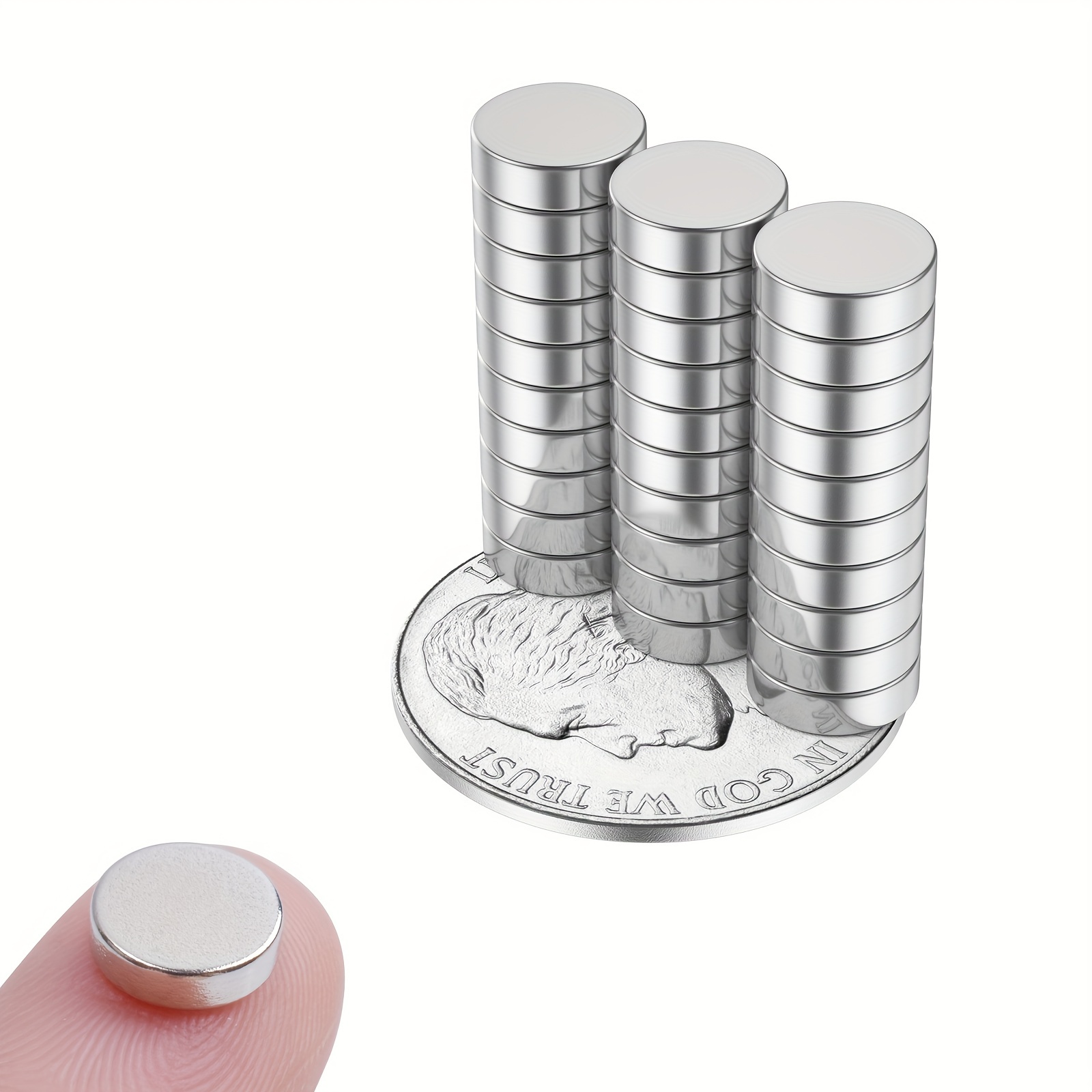 Small Magnets Whiteboard Magnet Metal Magnets Strong Thin - Temu