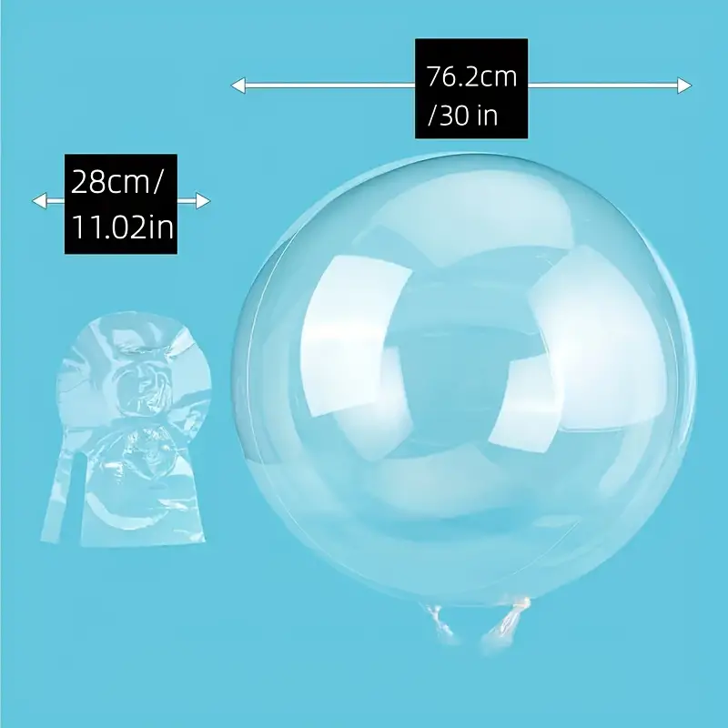 Transparent Bobo Balloon Wide Mouth Free Stretch Version - Temu Germany