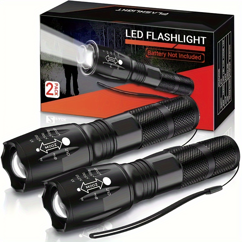 Comprar Linterna LED T6, linterna portátil superbrillante, Zoom