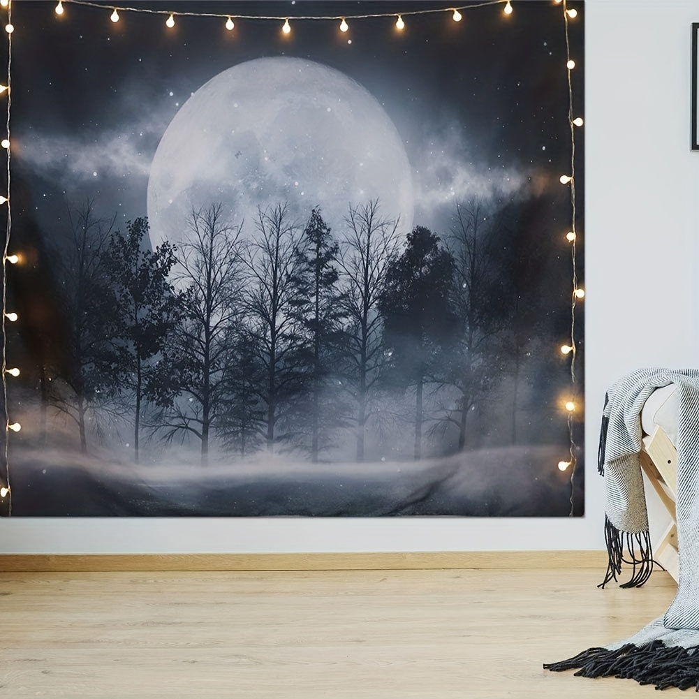 Full discount moon tapestry