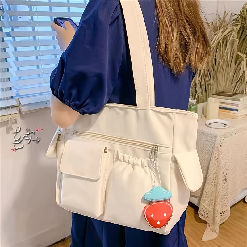 Kawaii Cute Shoulder Bag Large Capacity Tote Bag Women s Temu