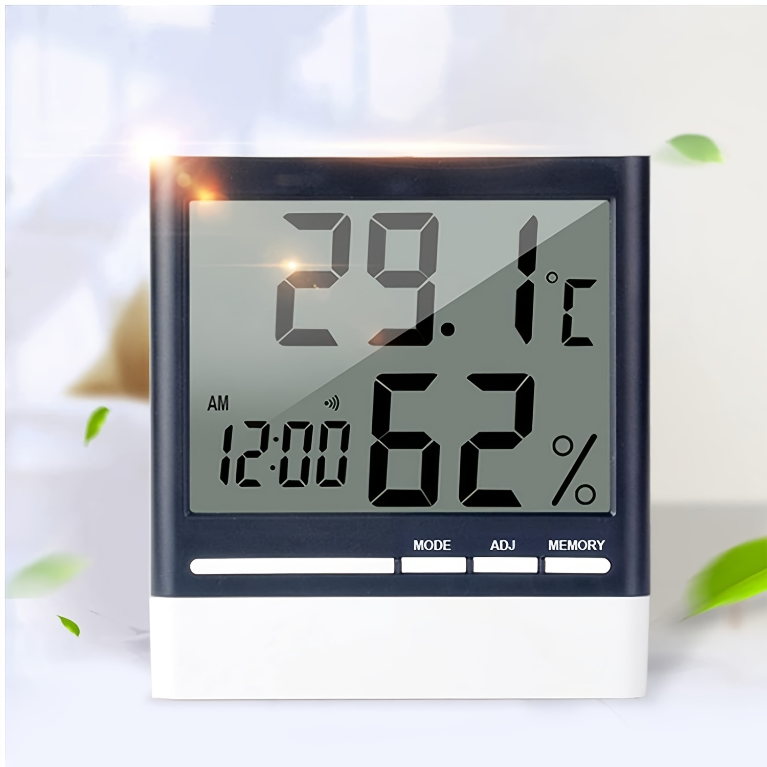 Digital Hygrometer & Indoor Thermometer Pre-calibrated Humidity Gauge, With  24 Hours Memory. - Temu