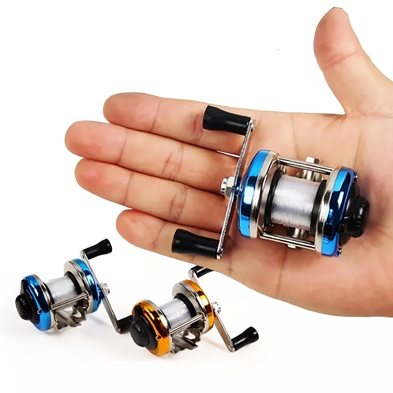 1pc Smooth Double Rocker Ice Fishing Reel For Freshwater And