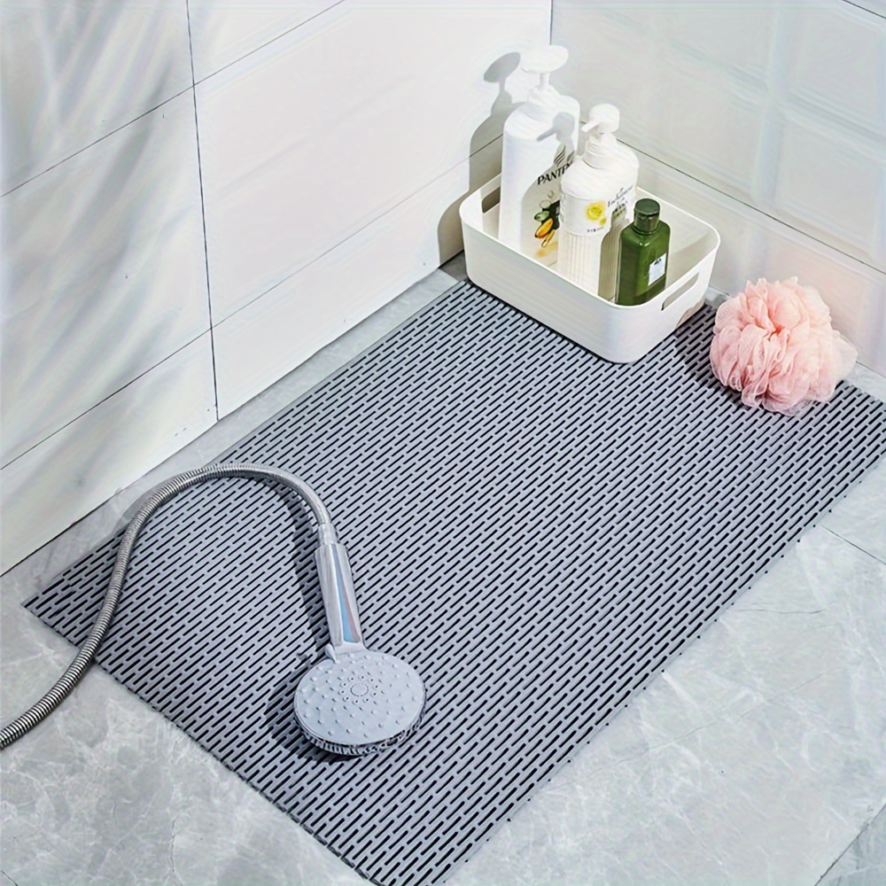 Bath Mats For Bathroom Soft Absorbent Bath Rug Simple White - Temu