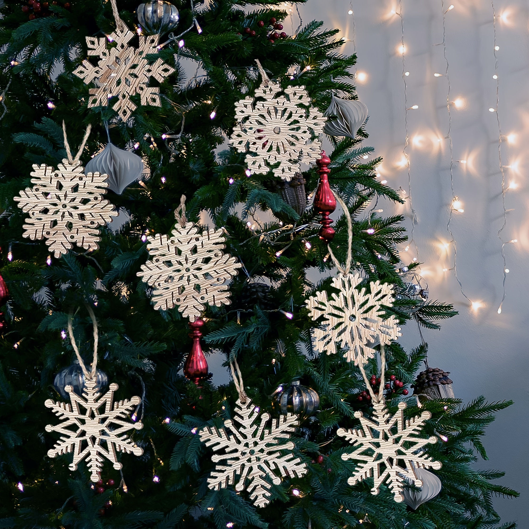 Snowflake Ornaments - Temu