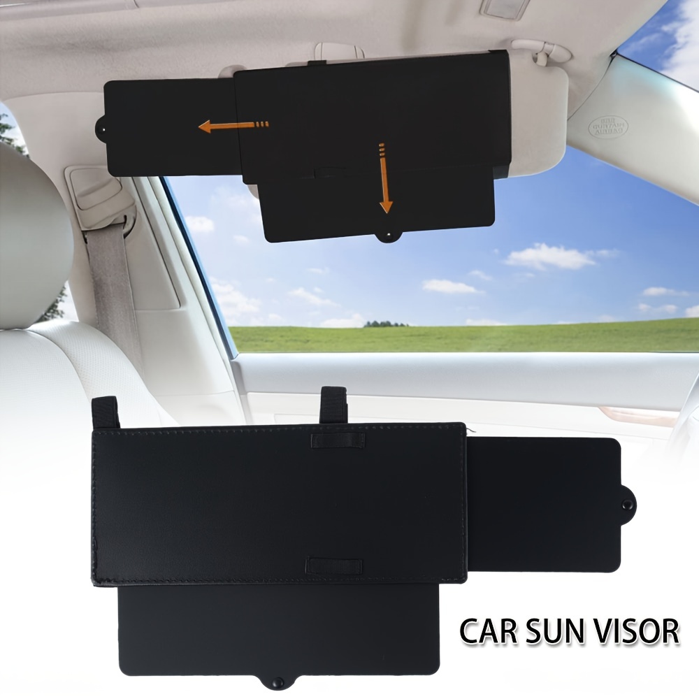 Sonnenblenden Verlängerung für das Autovisier TFY Antiblendung Sonnenblenden  Verlängerung Fenster Sonnenblende und UV Strahlen (Schwarz) : :  Auto & Motorrad