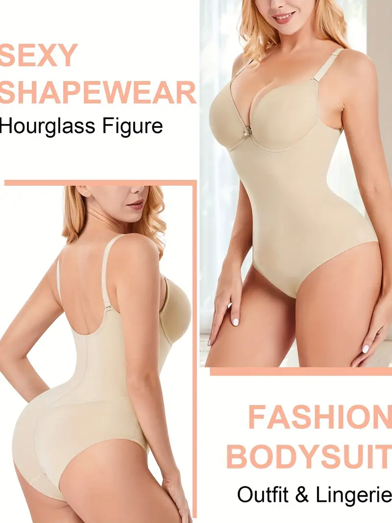 Thong Shapewear Bodysuit with Built in Bra Women For Women Slimming Body  Shaper
