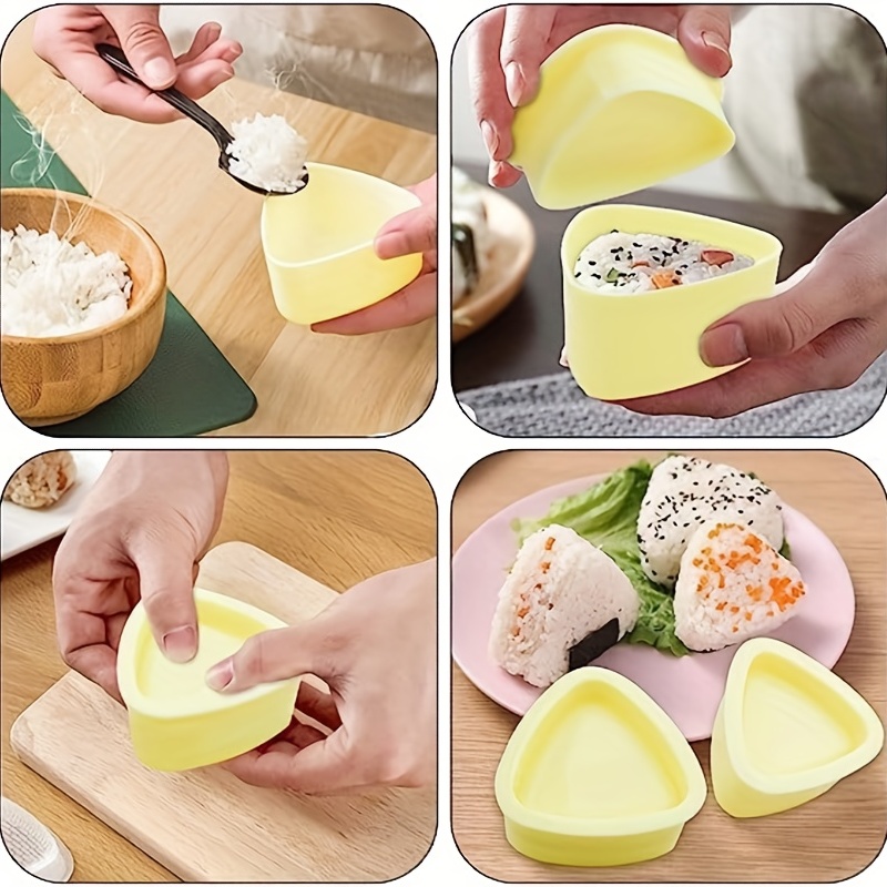 2pcs Onigiri Molds, Rice Ball Molds, Japanese Sushi Makers, For Lunch Box,  Bento Box Decorating, Kitchen Gadgets, Kitchen Stuff, Kitchen Items