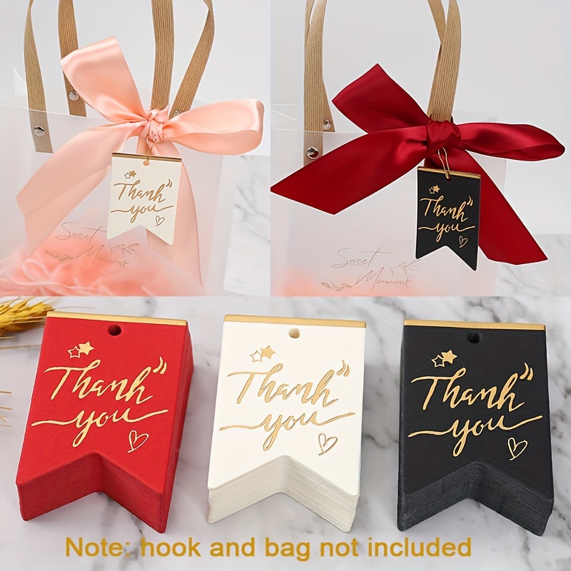 Hanging Gift Tags Paper Kraft Tags With Letter thank You - Temu