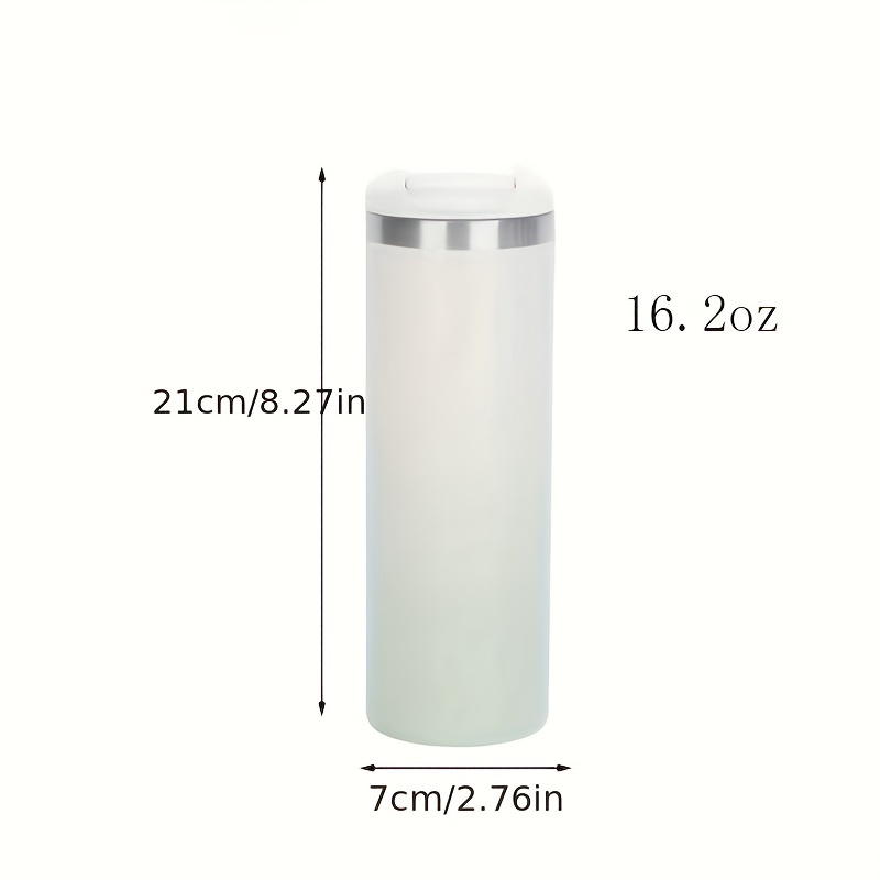 Gradient Vacuum Flask Stainless Steel 16.2oz Insulated Water Bottles