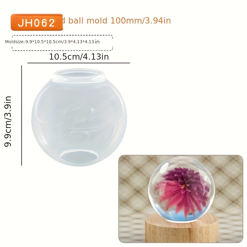 33 Kinds Of Ball Mold Resin Ball Ornament Ice Ball Silicone Mold Epoxy  Resin Ball Mold Soap Ball Mold Upgraded 3d Seamless Spherical Silicone Mold  For Resin Casting Home Decoration Flower Preservation