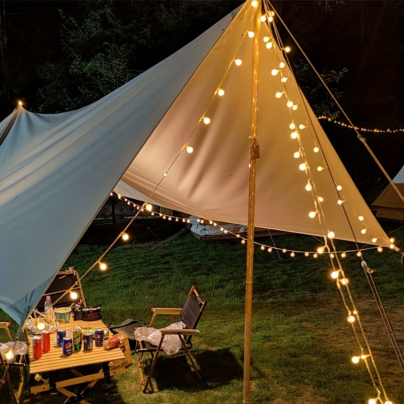 Outdoor Camping LED Lighting Tent Light Atmosphere Light Camp Decorative  Light String Camping Light USB String Light