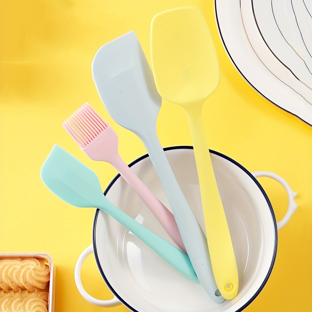 Baking Tool, Silicone Spatulas, Jar Spatulas, Oil Brush And Spoon Spatula  Available, Kitchen Gadgets, Kitchen Stuff, Kitchen Accessories - Temu