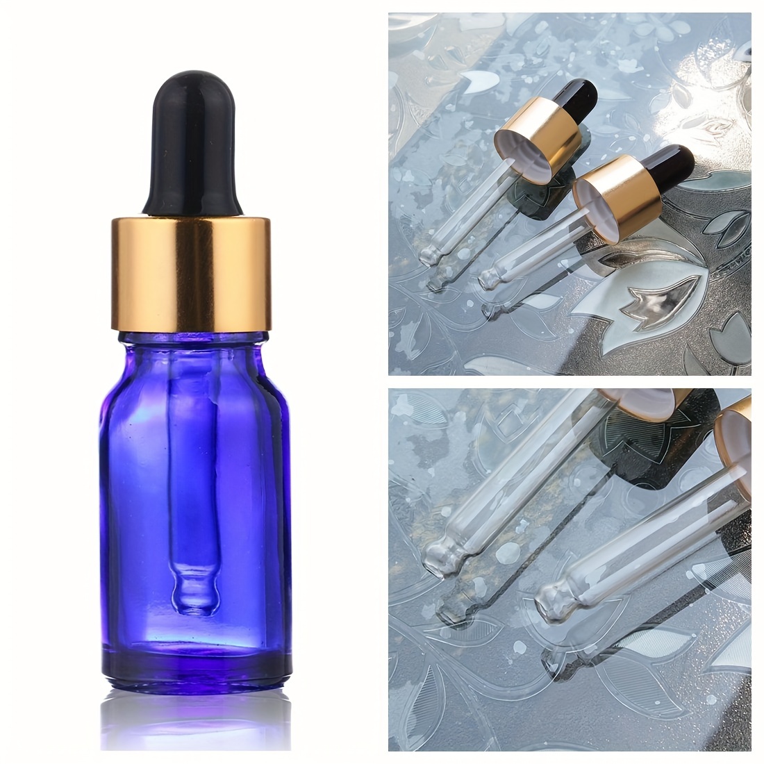 Leak proof Glass Bottles With Essential Oil Dropper And - Temu