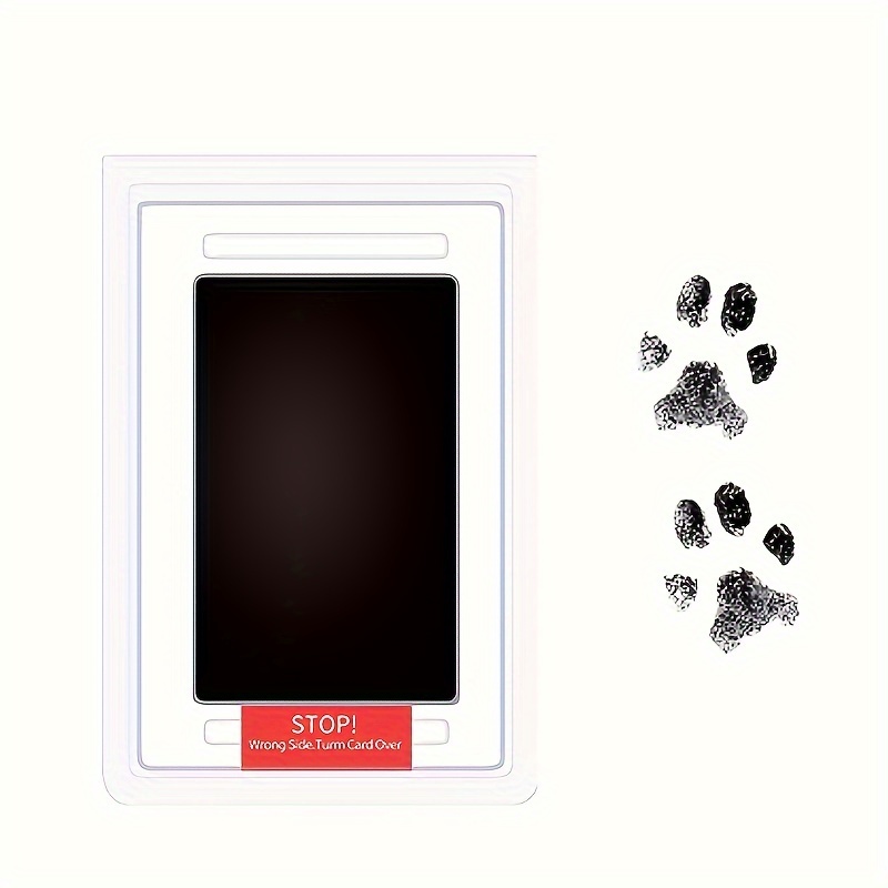 Green Pollywog - Extra-Large Clean Touch Inkless Ink Pad for Pets | Pawprints for Dogs & Cats Non-Toxic | Paw Print Stamp Kit | Dog Paw Print Kit 