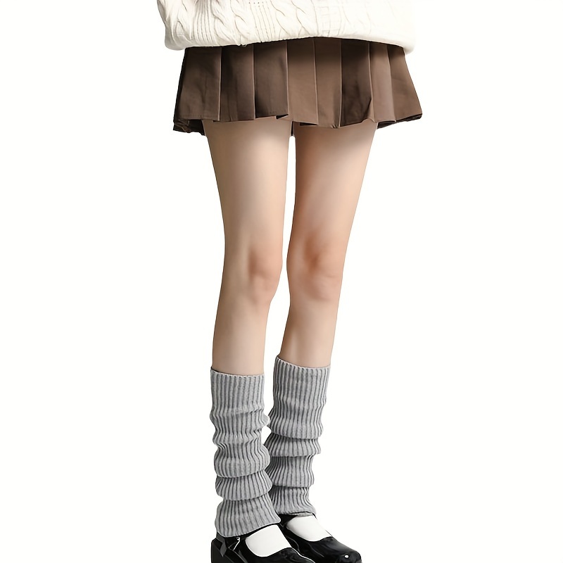 Teen's Fleece Long Tube Socks Winter Warm Leg Sleeves