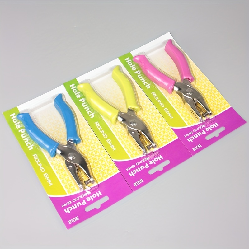 Handheld Hole Punch with Soft Grip - Perfect for Crafts, Cardstock