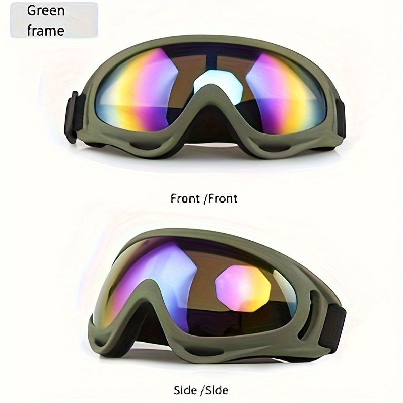 Wrap Around Mens Womens Sport Ski Snow Board Cycling Golf Sunglasses  Multi-Color