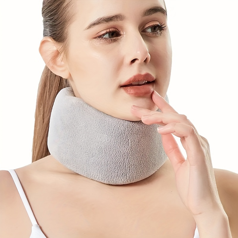 Adjustable Soft Foam Neck Brace, Universal Cervical Collar For Sleeping  Travel Work