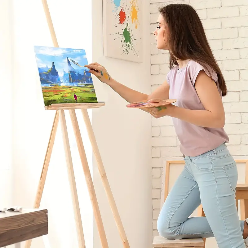 Canvases For Painting Stretched Canvas Blank White Canvas - Temu
