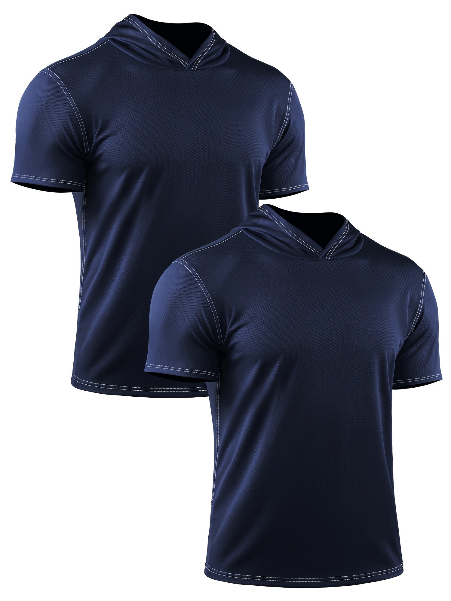 Men's Solid Colour Summer Short Sleeve T-Shirt Men's Quick Dry