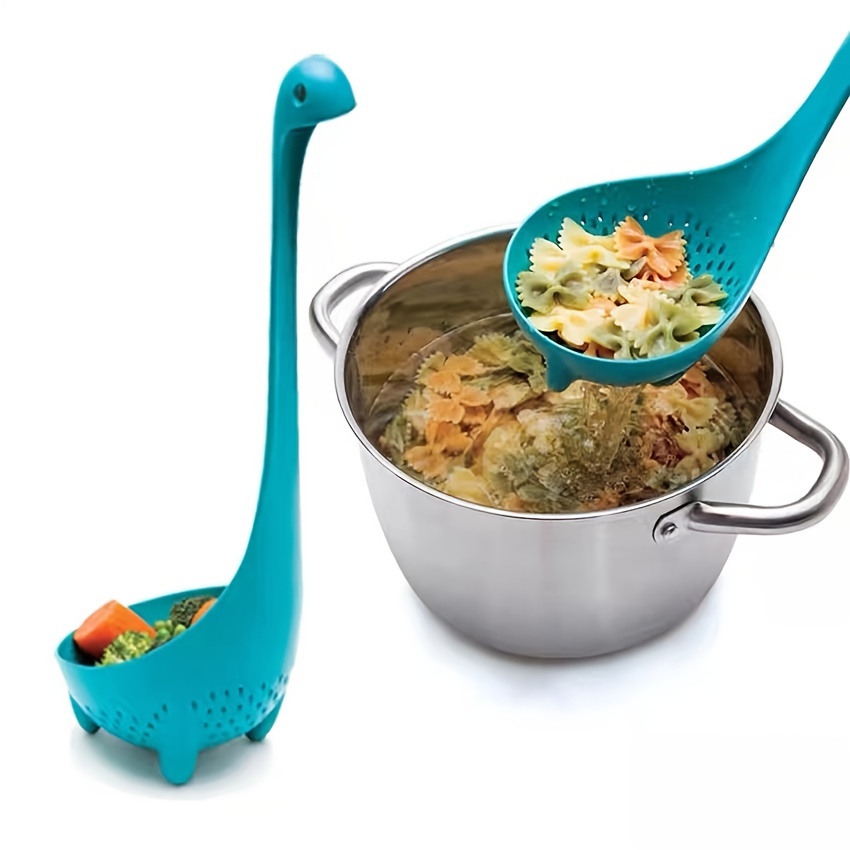 Kitchen Gadgets High Heat Resistant Loch Ness Stand up Soup Ladle