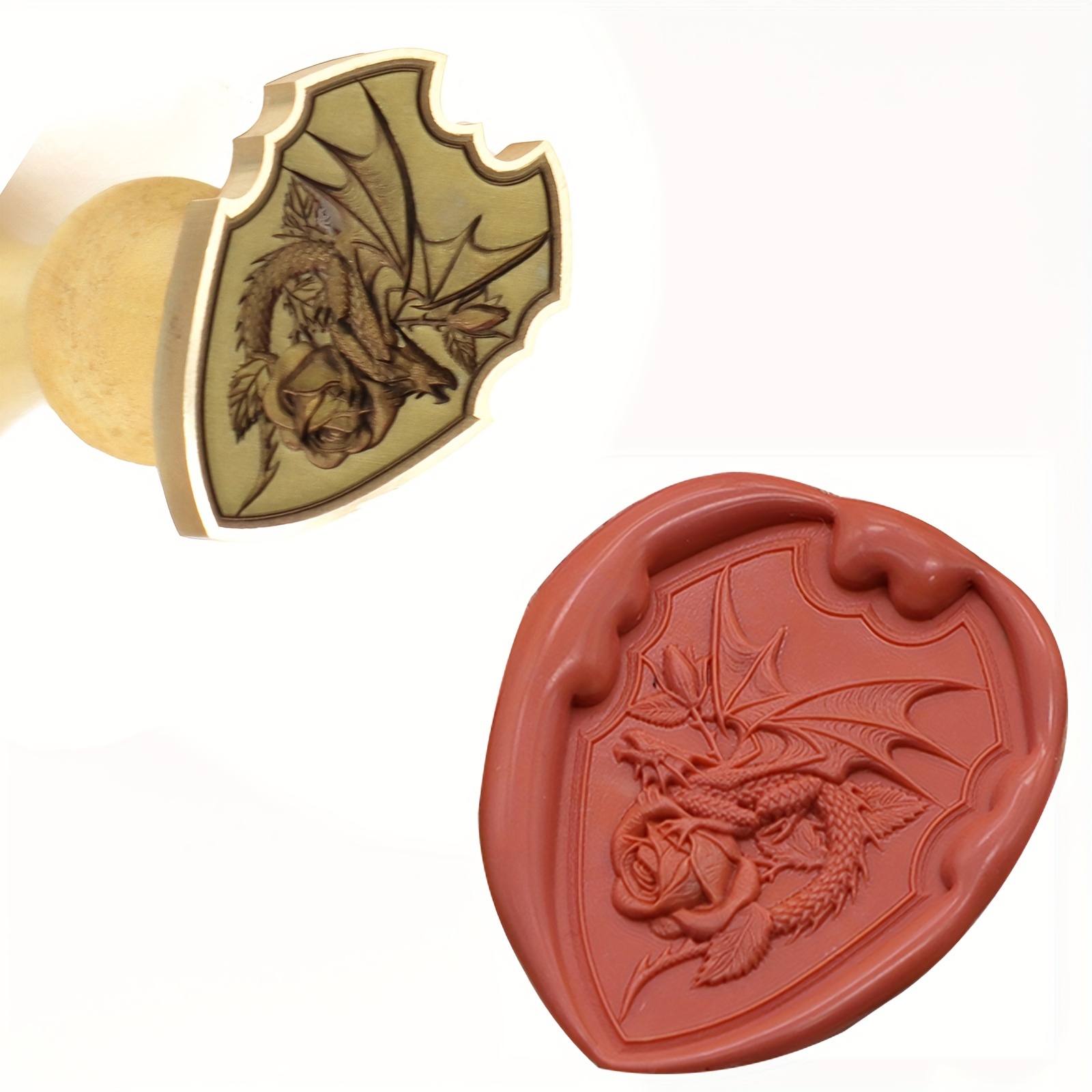 

Wax Seal Stamp Wax Seal Laser Engraving Wax Seal Stamps Beautifully Crafted Wax Stamp Suitable For Envelope Postcards, Invitations, Gift Packaging Sealed Wedding Wax Seal Stamp