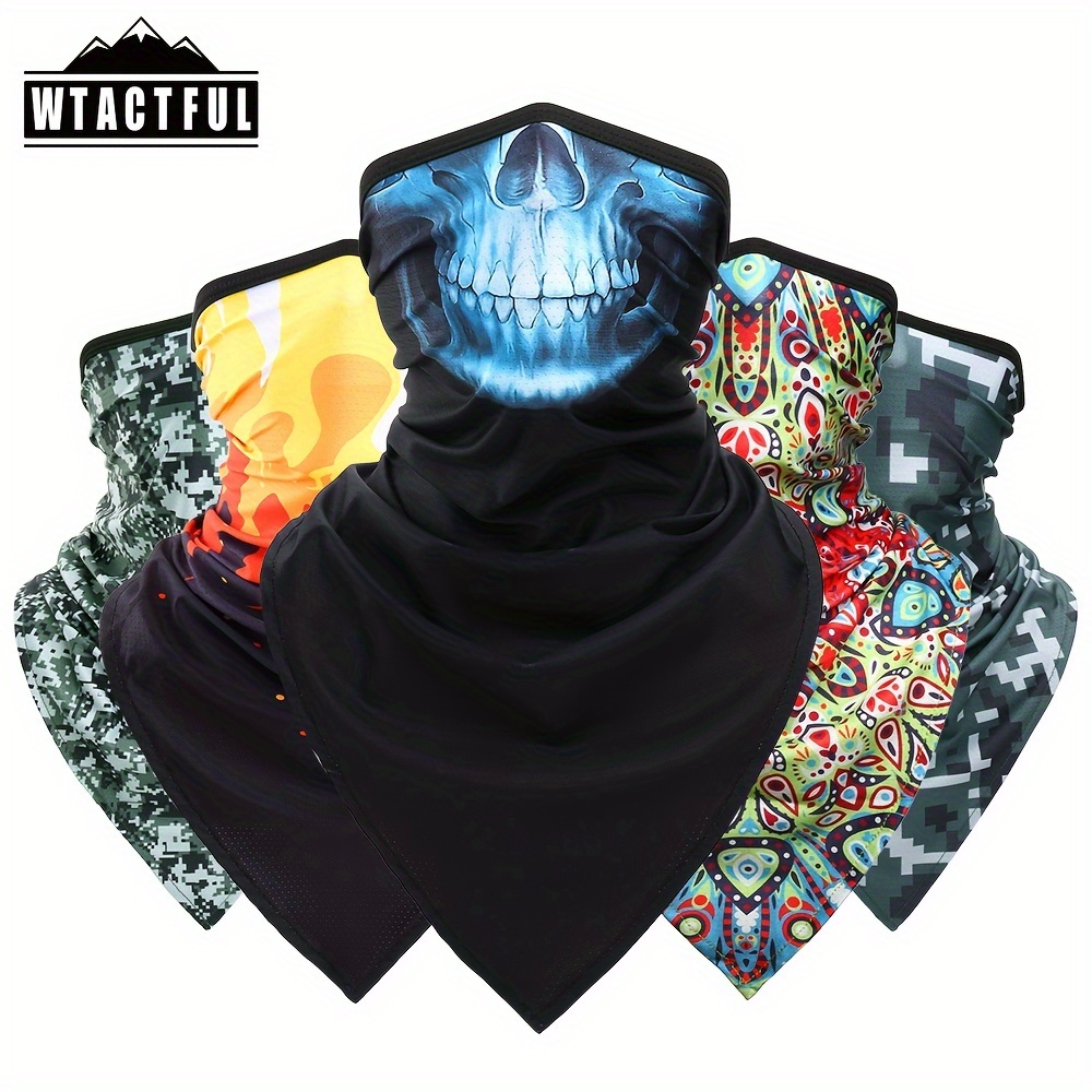 Wtactful Summer Sports Half Face Cover Scarf Cycling Hiking - Temu