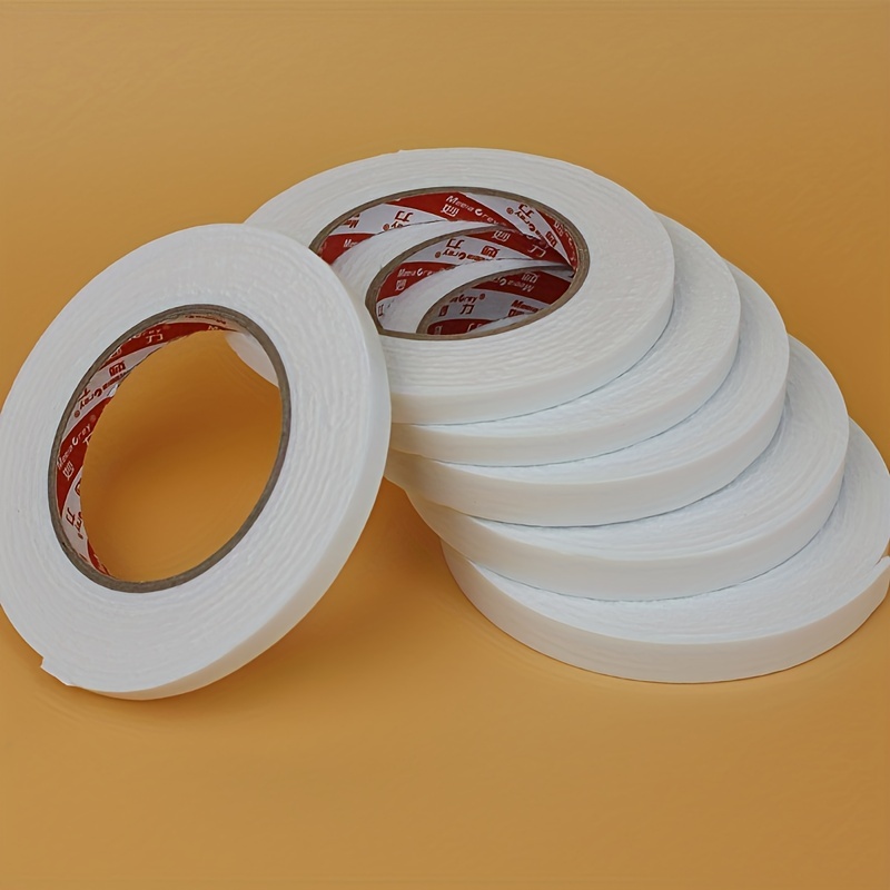 9087 50MMX50M, 3M 9087 White Double Sided Plastic Tape, 0.26mm Thick, 5.2  N/cm, PVC Backing, 50mm x 50m