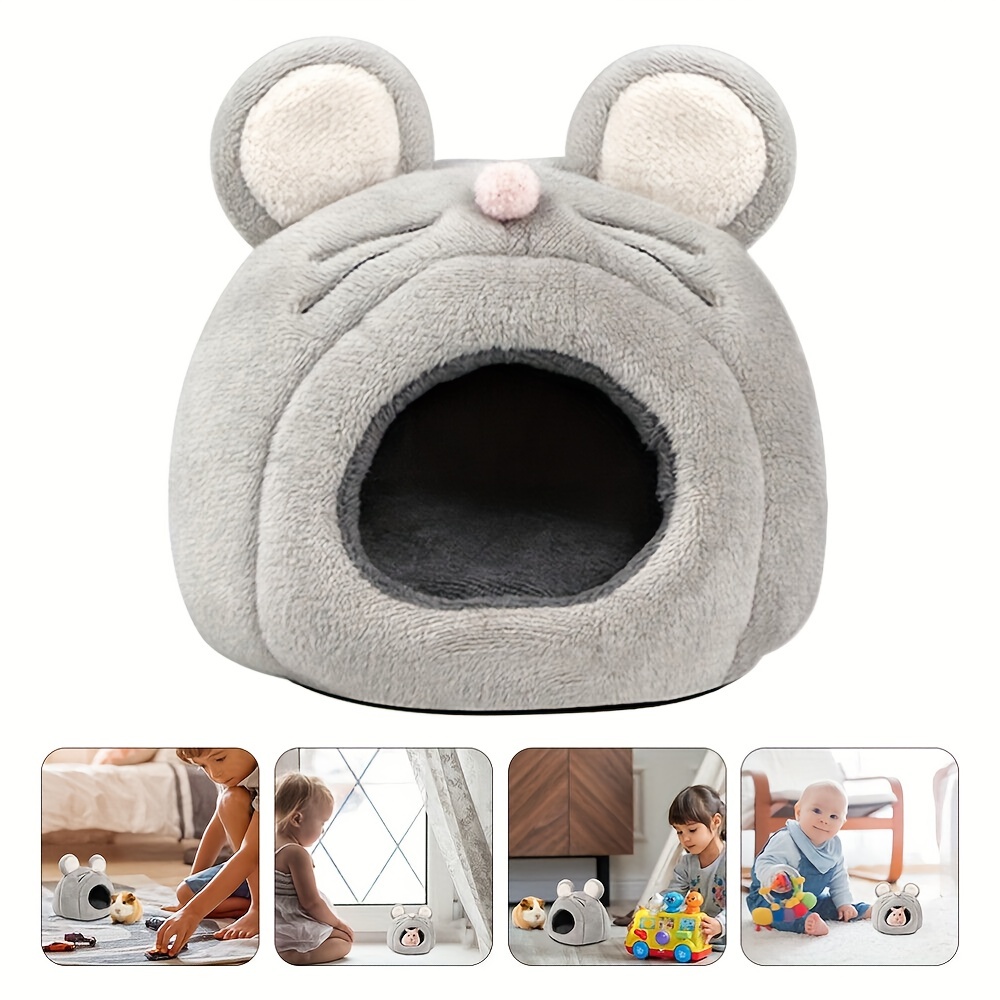 Cheese Style Small Pet Hamster Cave Accessories Cozy Hide-Out For  Chinchilla & Other Small Animals