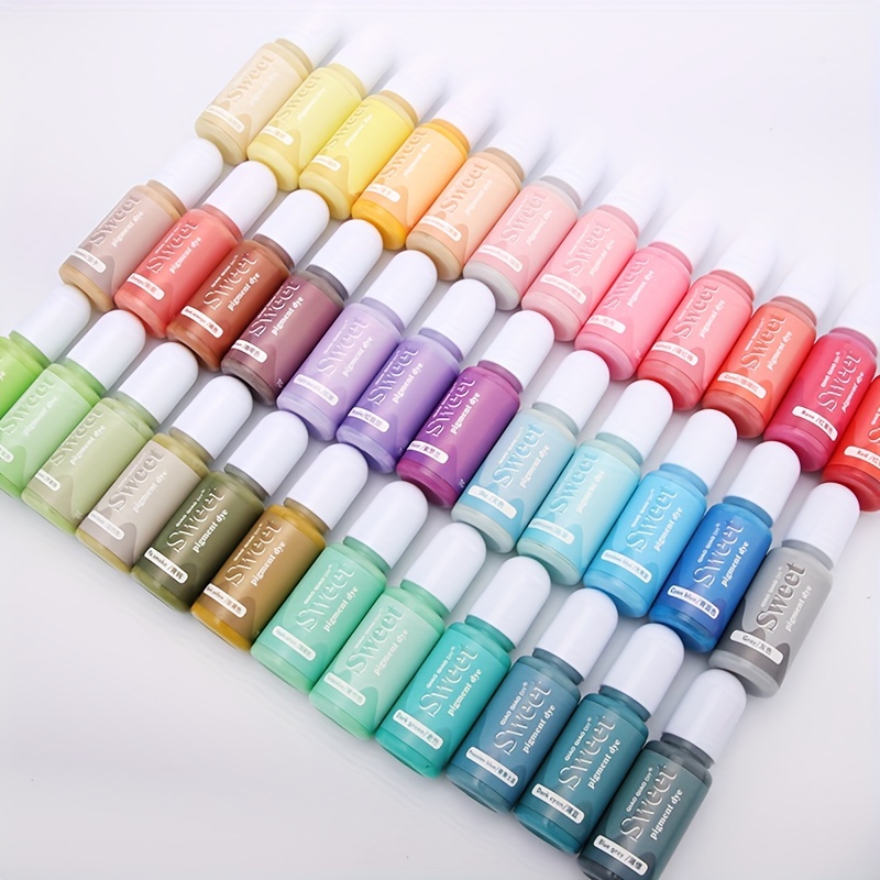 Uv Epoxy Glue Diy 40 Color Candy Liquid Resin Pigment For - Temu