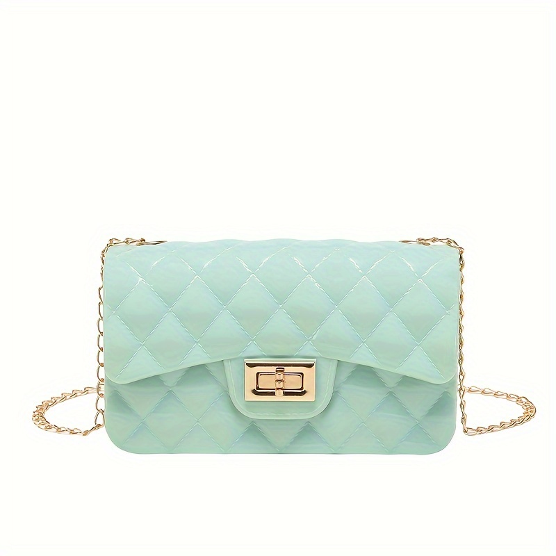 Chanel Light Blue PVC Jelly Shoulder Bag