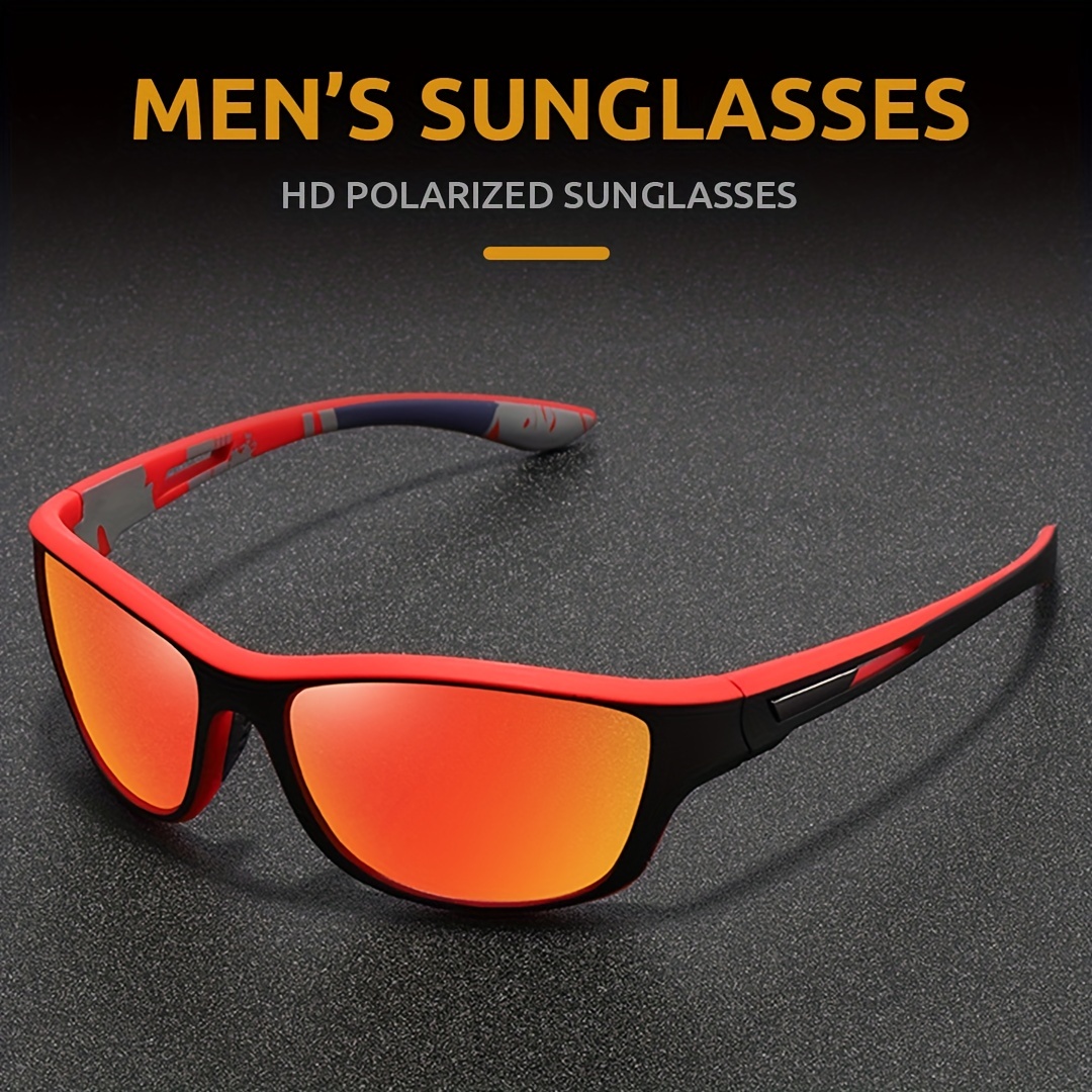 Men's Polarized Night Vision Sports Sunglasses Outdoor - Temu Canada