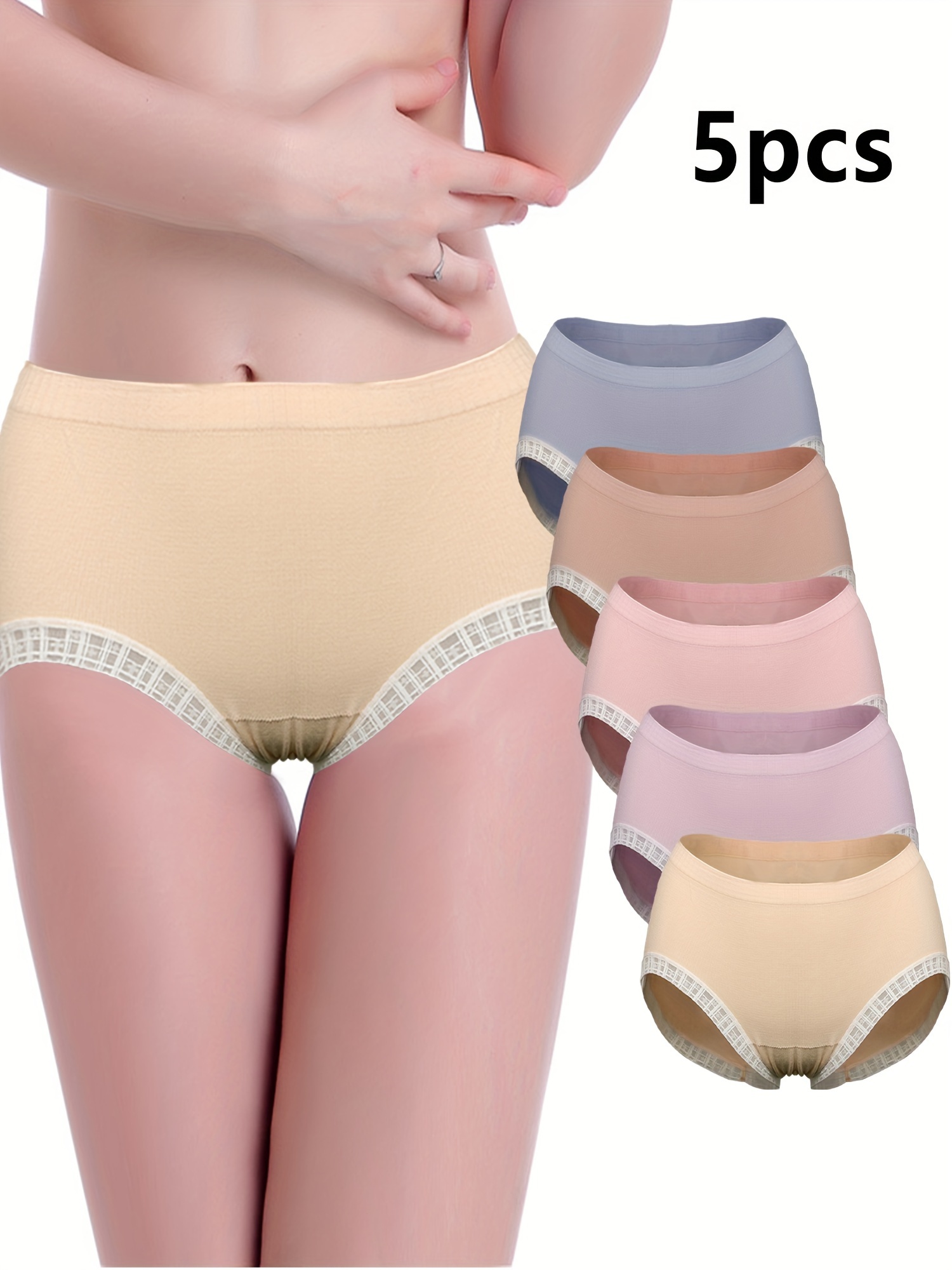 Women's Maternity Solid Underwear Cotton Boxer Briefs For - Temu Australia