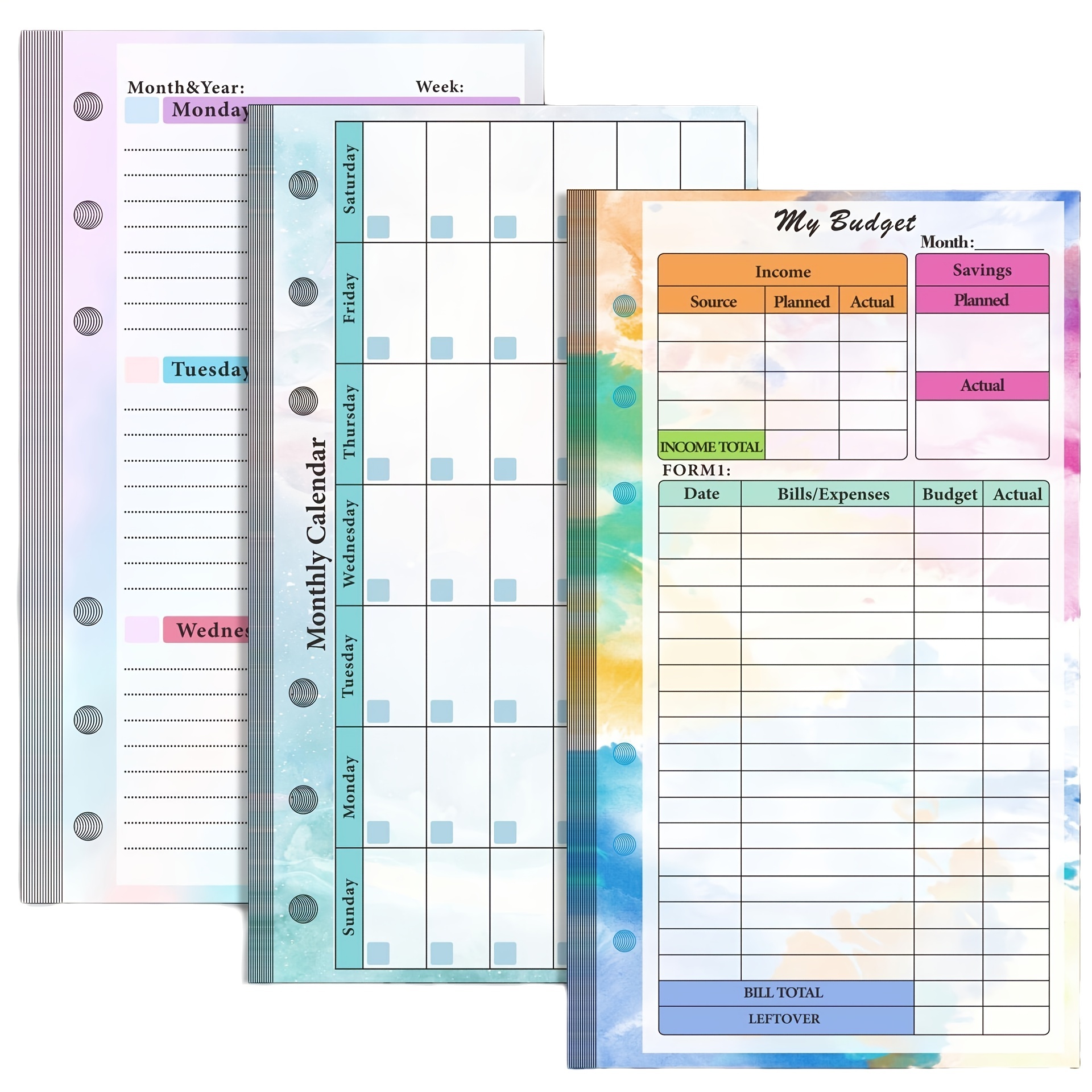 6 Hole Loose Leaf Booklet Core Accessory Package