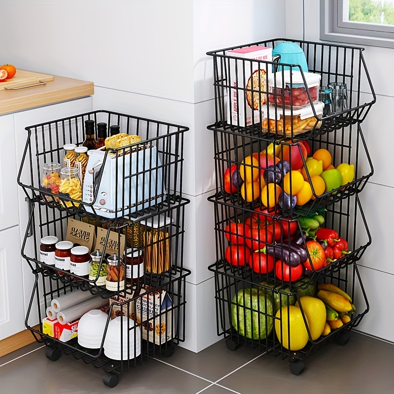 Convenient removable baskets, perfect for storing vegetables