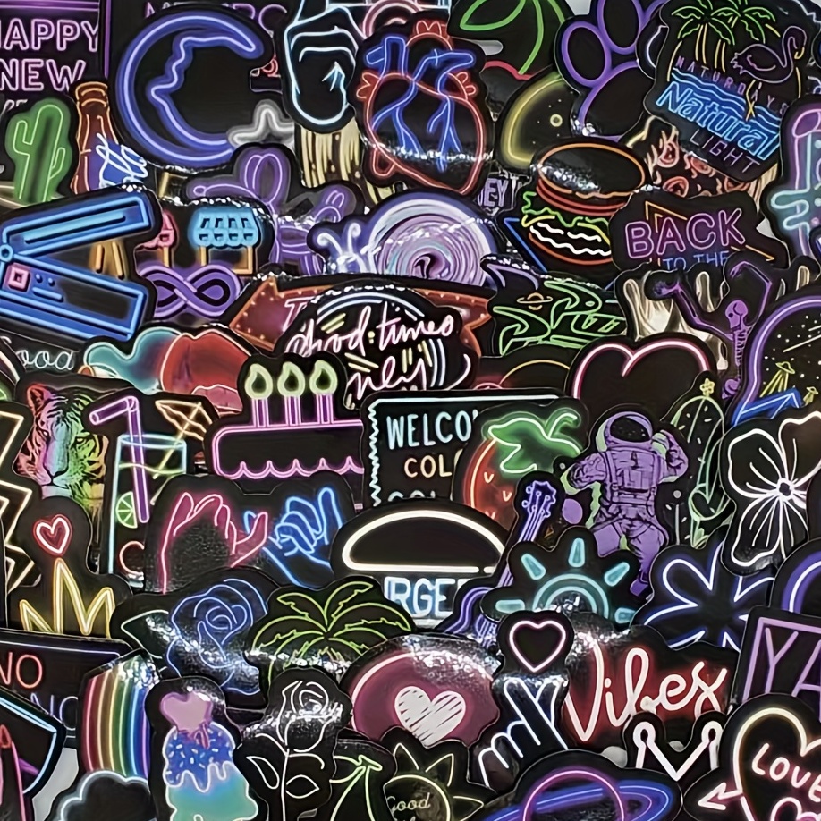 100 Brand Logo Sticker Vinyl Graffiti Decals Laptop Luggage Skateboard