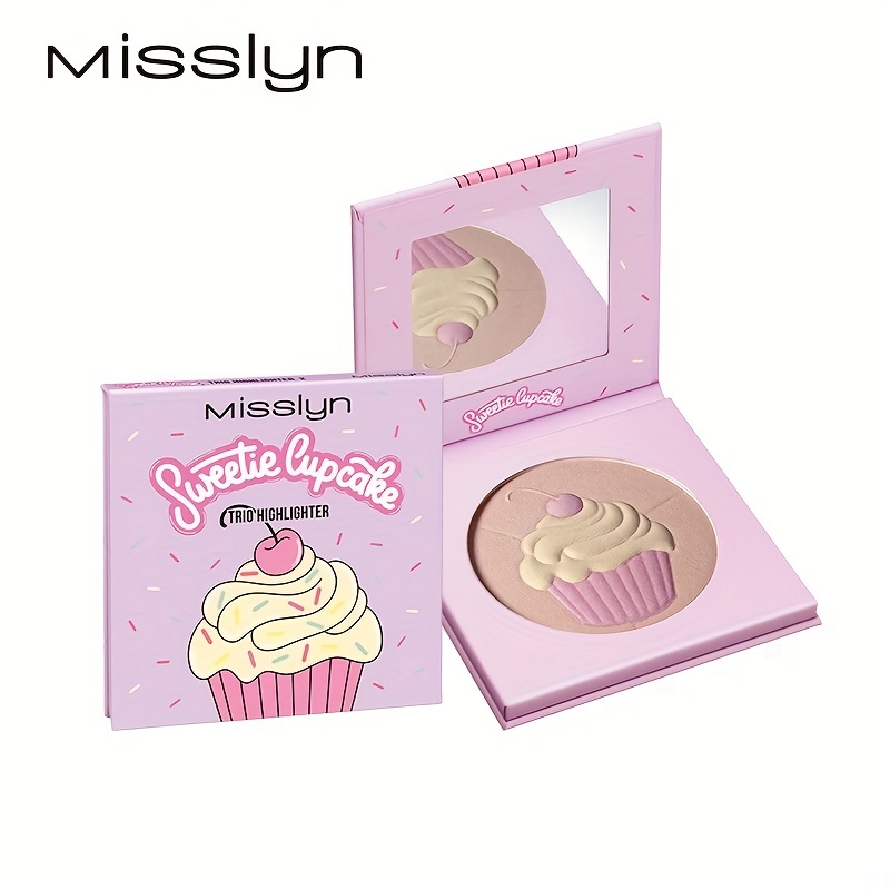 Misslyn Sweetie Cupcake Trio Highlighter 02 3 Colors - Temu