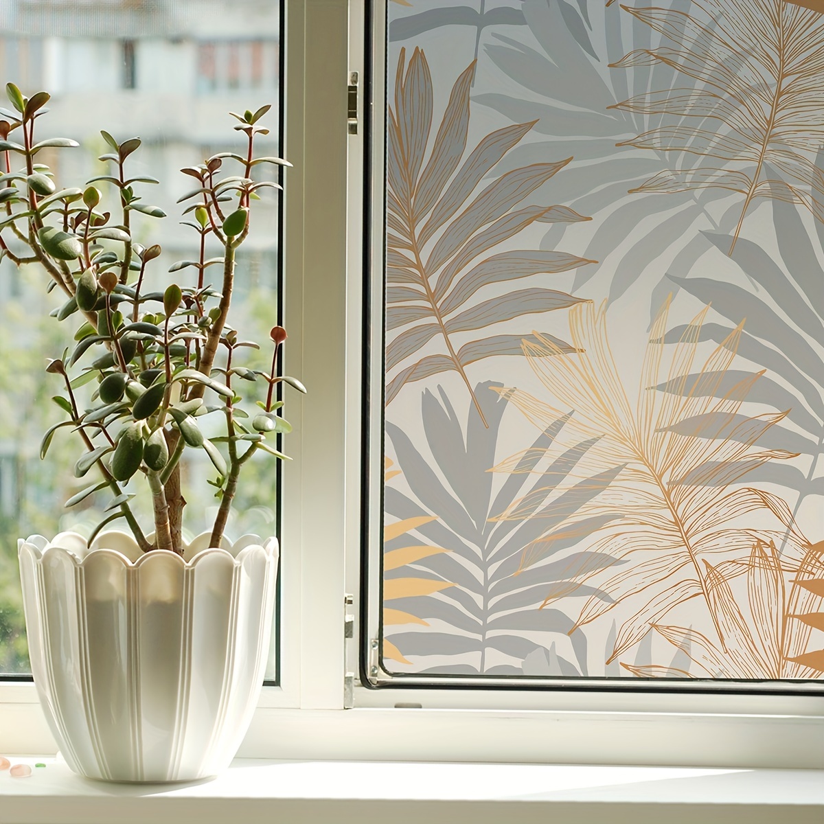 1 Stück Weiße Tiger Fensterfolie Abnehmbare Wasserdichte - Temu Germany