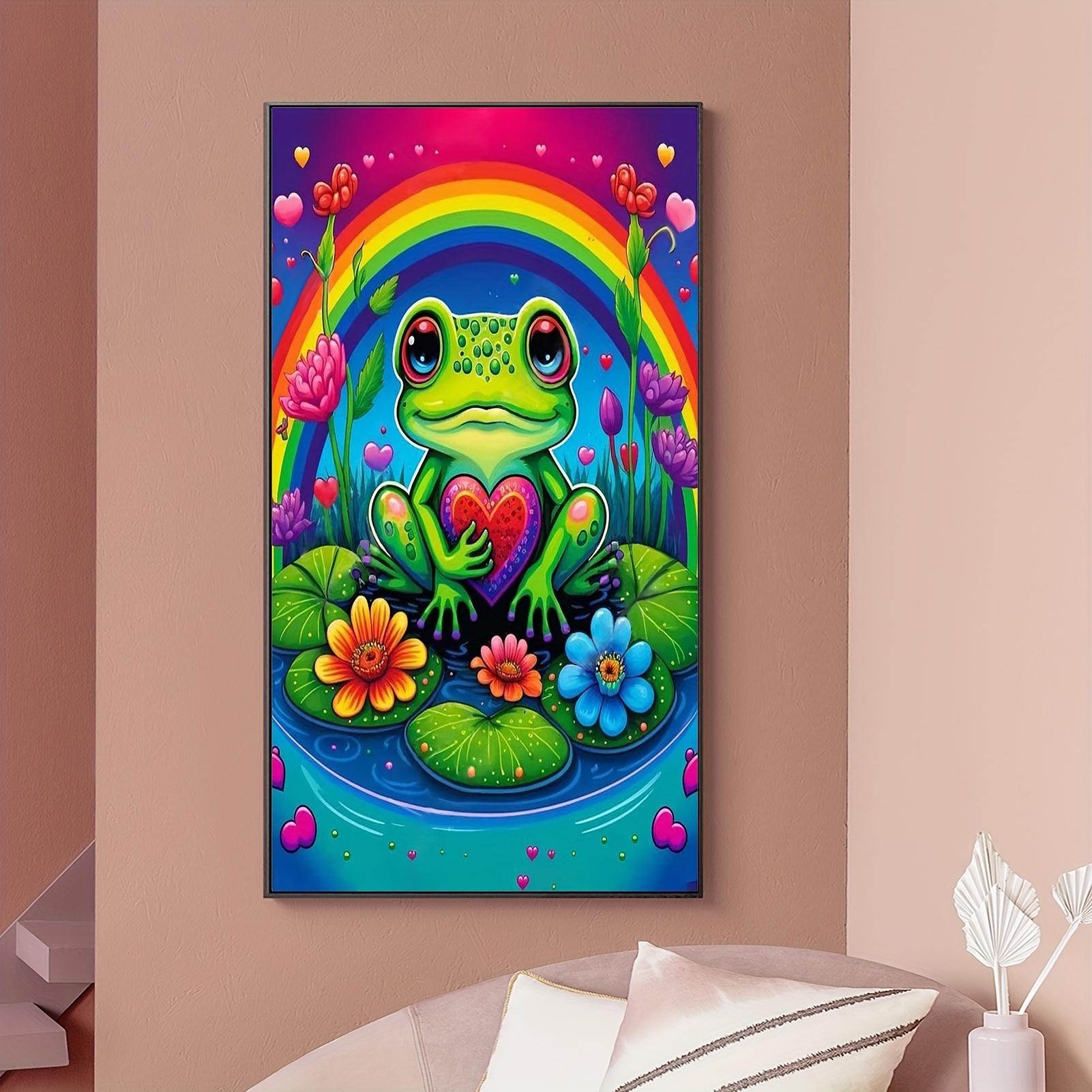 Rainbow Friends 5D Diamond Painting Kit for Adults Full Diamond