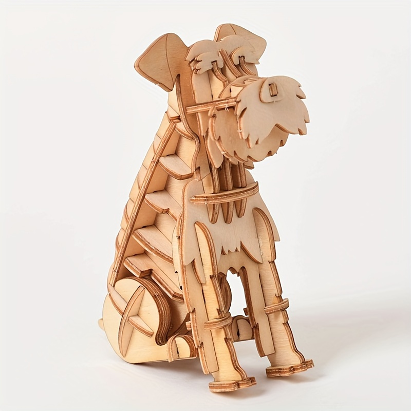 Puzzle 3D Animal en bois