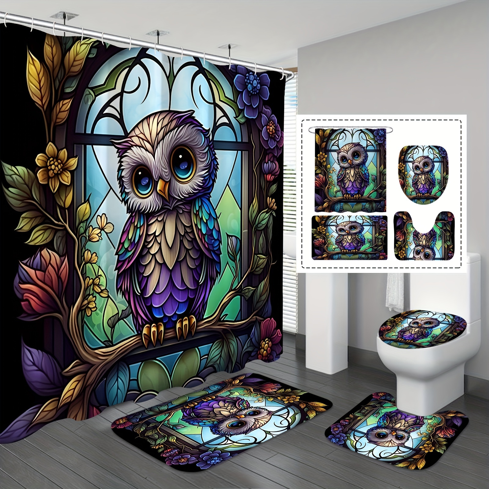 Bathroom Owls - Temu