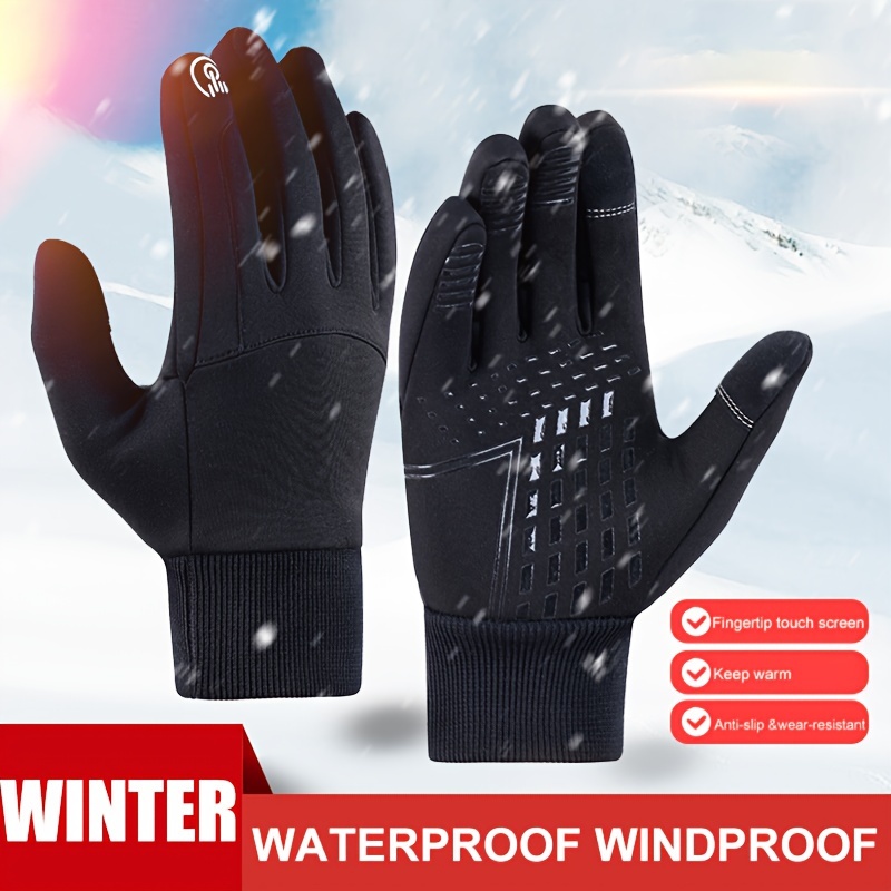 Men's New Waterproof Cold proof Non slip Warm Plus Velvet - Temu