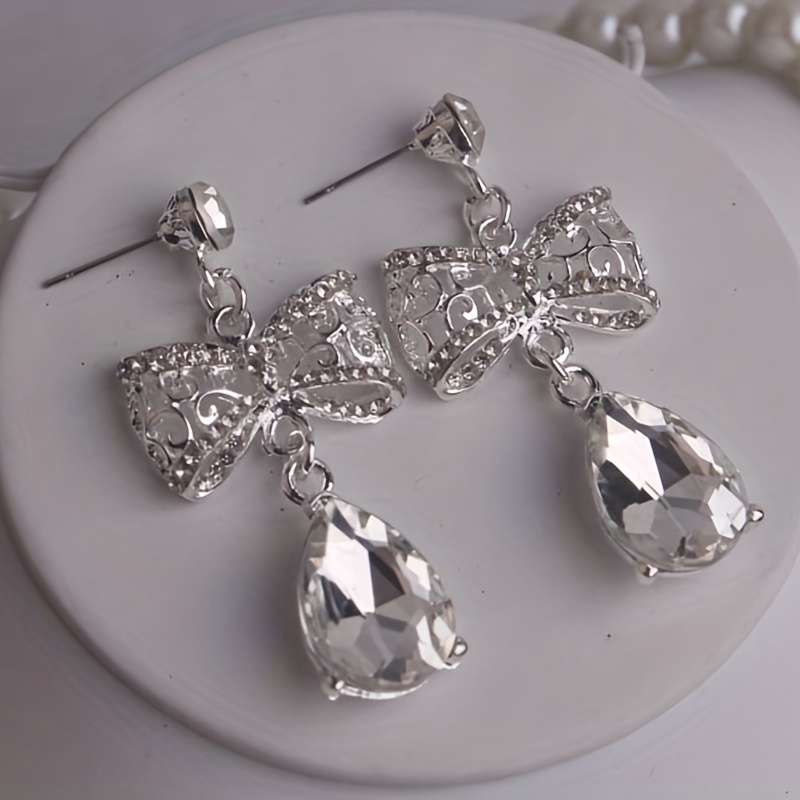 Bridal Rhinestone & Beads Necklace for Weddings